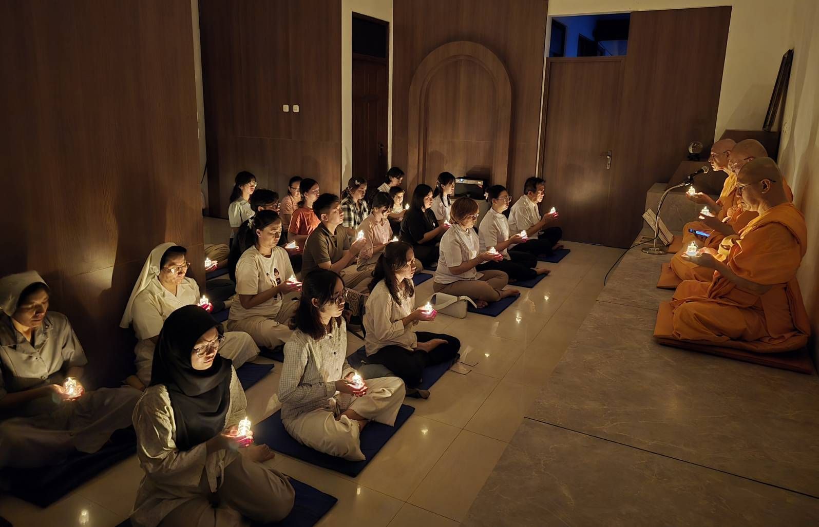Yogyakarta Meditation Center จัดงาน Light of Peace รอบที่ 28 กันยายน