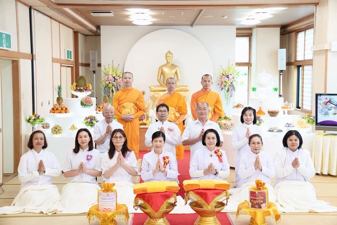 พิธีบูชาข้าวพระ ณ วัดพระธรรมกายนางาโน่ ประเทศญี่ปุ่น อาทิตย์ที่ 1 มิถุนายน 2568