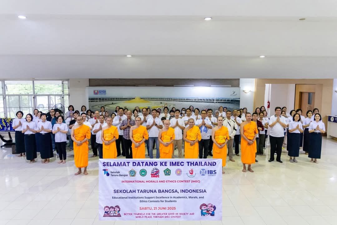คณะครูอินโดนีเซียเยือนสถาบันพัฒนาเยาวชนโลก ศึกษาดูงานแนวทางฟื้นฟูศีลธรรมโลก