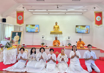 วัดพระธรรมกายโอ๊คแลนด์ จัดพิธีมุทิตาอายุวัฒนมงคล 85 ปีหลวงพ่อทัตตชีโว