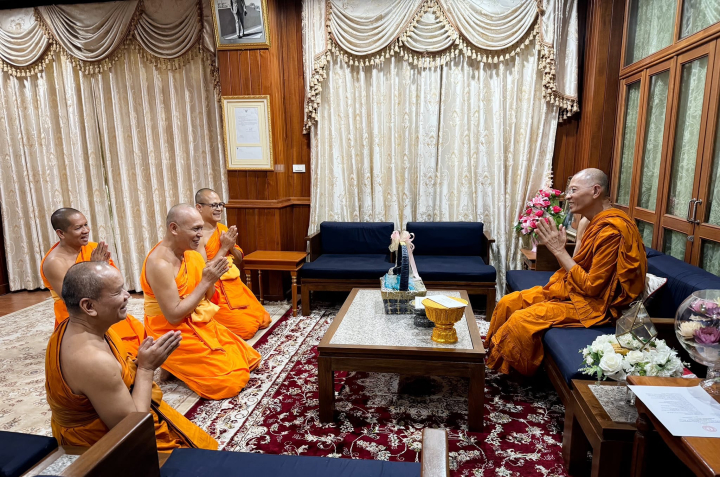 พระพรหมดิลก รับถวายมุทิตาฯ เนื่องในโอกาสรับพระบัญชาสมเด็จพระสังฆราช