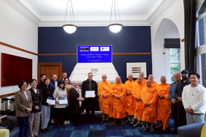 สถาบันวิจัยนานาชาติธรรมชัย (DIRI)  มอบทุนการศึกษา ให้แก่นักศึกษาและคณาจารย์ มหาวิทยาลัยโอทาโก ประเทศนิวซีแลนด์