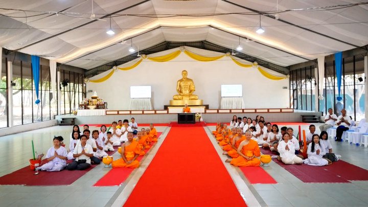 ธุดงคสถานล้านนา จังหวัดเชียงใหม่ ได้จัดโครงการบรรพชาสามเณรลูกแก้ว รุ่นที่ 38