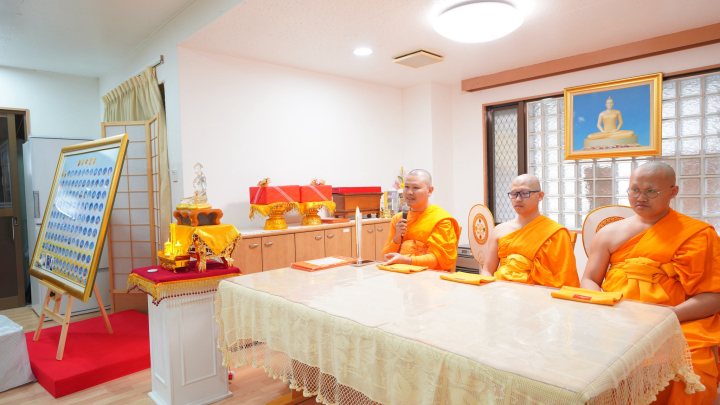 วัดพระธรรมกายโอซาก้า จัดพิธีบุพเปตพลี