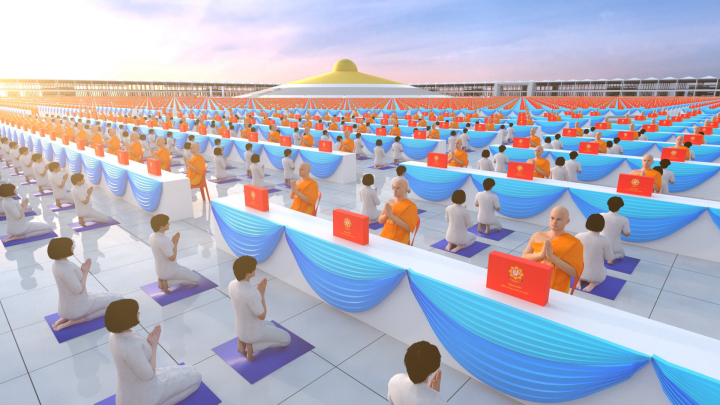 วัดพระธรรมกาย เชิญชวนร่วมกิจกรรมวันคุ้มครองโลก เพื่อสันติภาพ ถวายมหาสังฆทาน - สวดมนต์ภาวนา อุทิศให้แผ่นดินไหวไทย