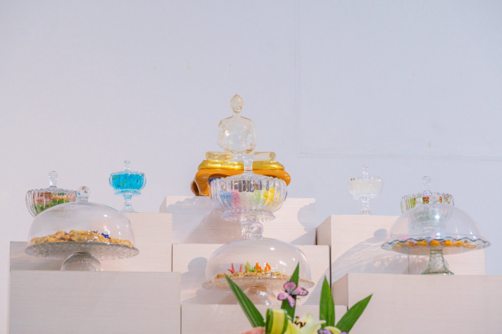 ศูนย์ปฏิบัติธรรมสุราษฎร์ธานี จัดพิธีบูชาข้าวพระ