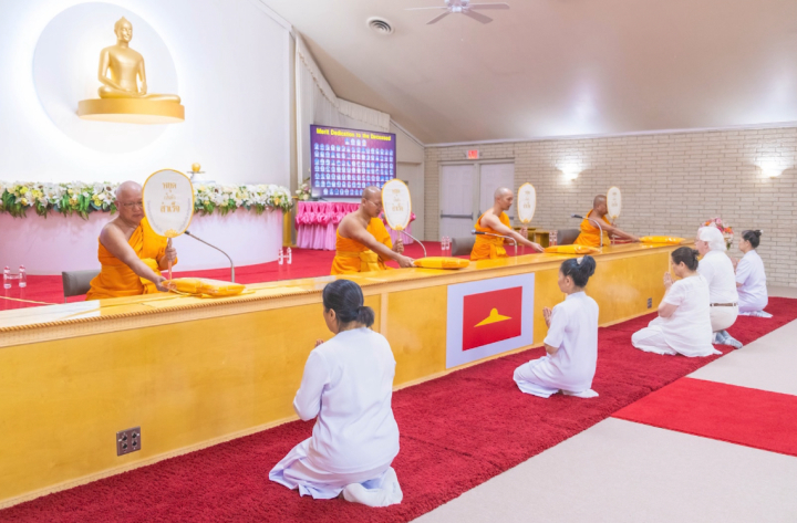 วัดพระธรรมกายเท็กซัส จัดพิธีบุพเปตพลี