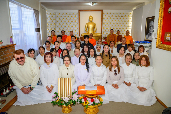พิธีเจริญพระพุทธมนต์ฉลองครบรอบ 14 ปี วัดพระธรรมกายเวลลิงตัน
