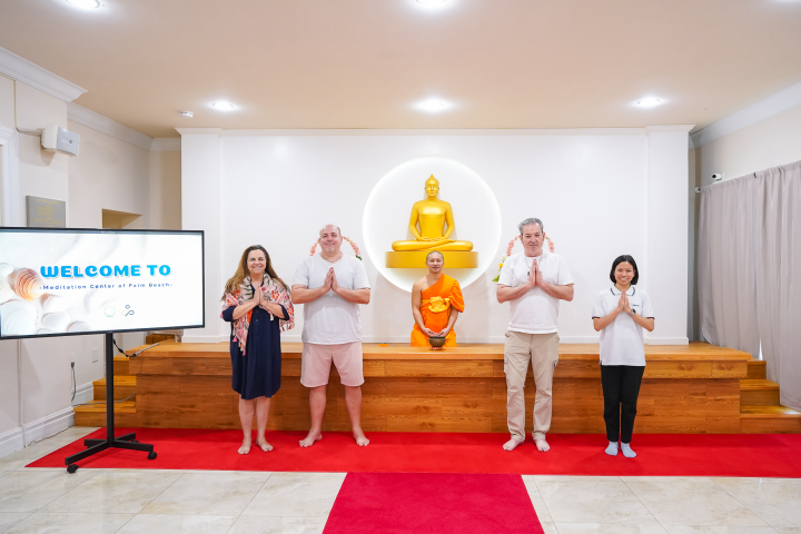 วัดพระธรรมกายปาล์มบีช จัดกิจกรรม Mindful relaxation