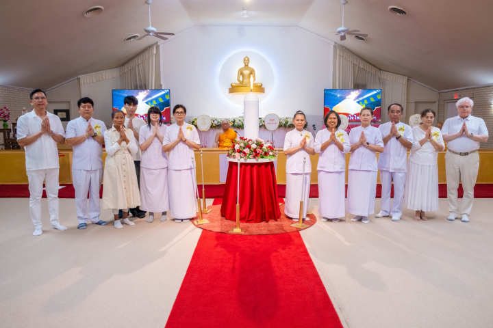 วัดพระธรรมกายเท็กซัส จัดงานบุญวันอาทิตย์