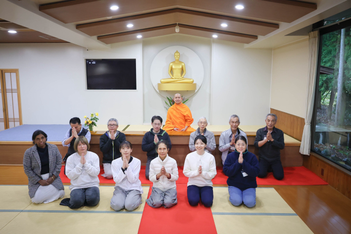 หมู่บ้านปฏิบัติธรรมญี่ปุ่น วัดพระธรรมกายกุมมะ จัดปฏิบัติธรรมสุดสัปดาห์แก่ชาวท้องถิ่น