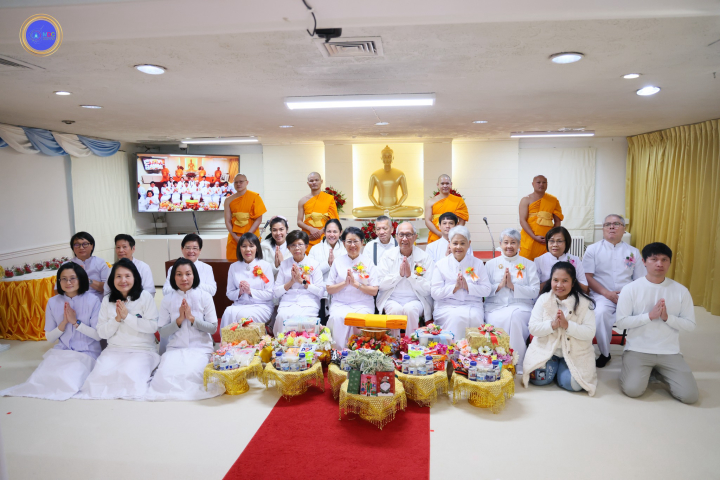 วัดพระธรรมกายดีซี จัดพิธีมุทิตาอายุวัฒนมงคล 85 ปี หลวงพ่อทัตตชีโว