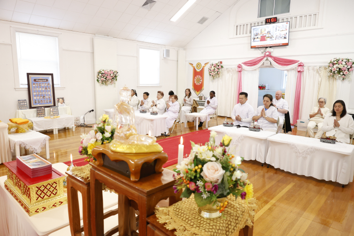 วัดพระธรรมกายบอสตัน จัดงานบุญวันอาทิตย์