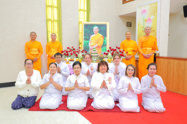 วัดพระธรรมกายแคนซัส จัดพิธีมุทิตาอายุวัฒนมงคล 85 ปี หลวงพ่อทัตตชีโว