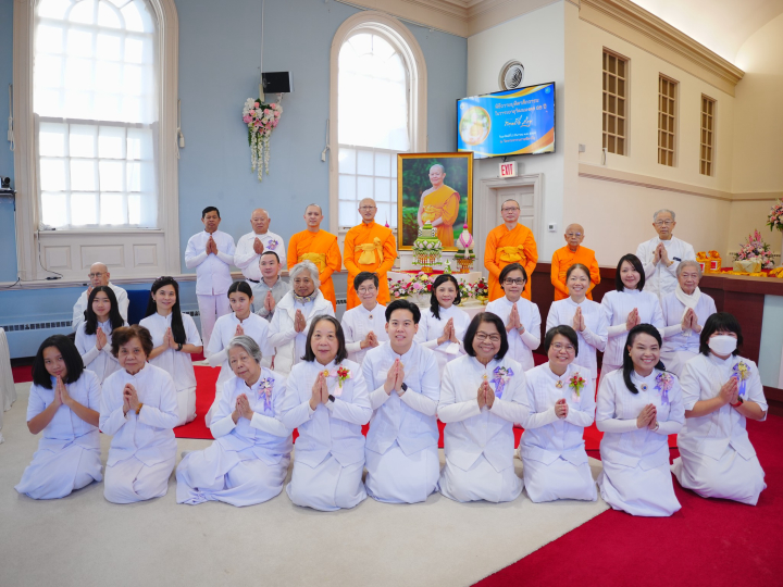 วัดพระธรรมกายชิคาโก จัดพิธีมุทิตาอายุวัฒนมงคล 85 ปี หลวงพ่อทัตตชีโว