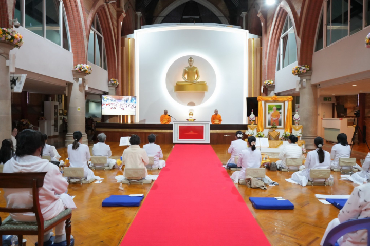 วัดพระธรรมกายลอนดอน จัดพิธีมุทิตาอายุวัฒนมงคล 85 ปี หลวงพ่อทัตตชีโว