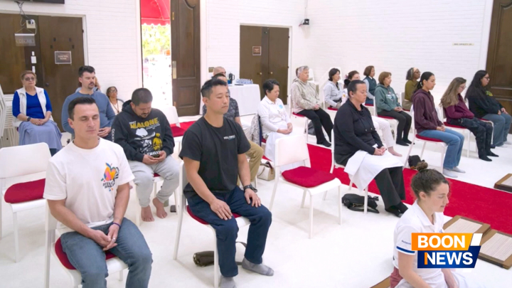 วัดพระธรรมกายแคลิฟอร์เนีย จัดกิจกรรมฝึกสมาธิให้กับชาวท้องถิ่น