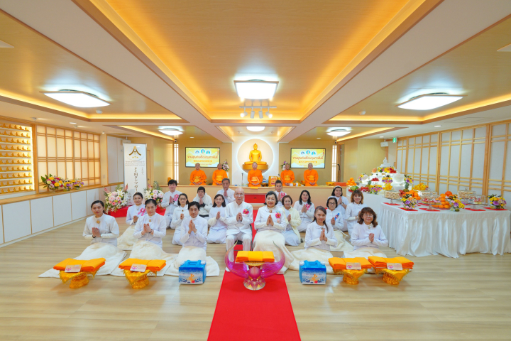 วัดพระธรรมกายโอซาก้า จัดงานบุญบูชาข้าวพระ