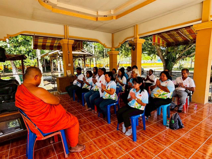 คณะทำงานชมรมพุทธรักษาจังหวัดสงขลา ลงพื้นที่ชุมชนนิคมเทพา จ.สงขลา