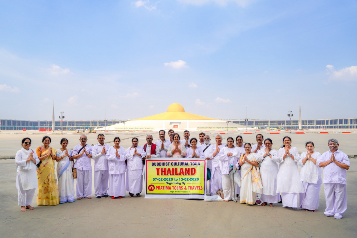 คณะชาวอินเดีย เดินทางมาเยี่ยมชมวัดพระธรรมกาย