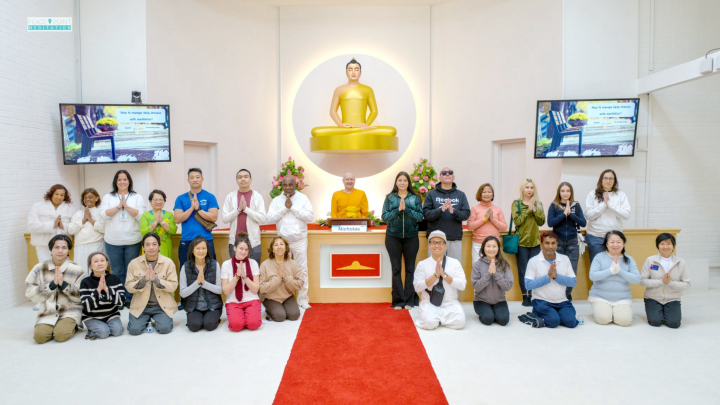 วัดพระธรรมกายแคลิฟอร์เนีย จัดกิจกรรมฝึกสมาธิให้กับชาวท้องถิ่น