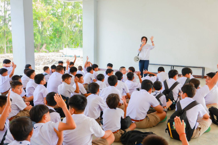 บรรยากาศชวนบวชสามเณรภาคฤดูร้อน จังหวัดสมุทรปราการ