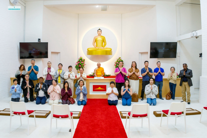 วัดพระธรรมกายแคลิฟอร์เนีย จัดกิจกรรมฝึกสมาธิให้กับชาวท้องถิ่น