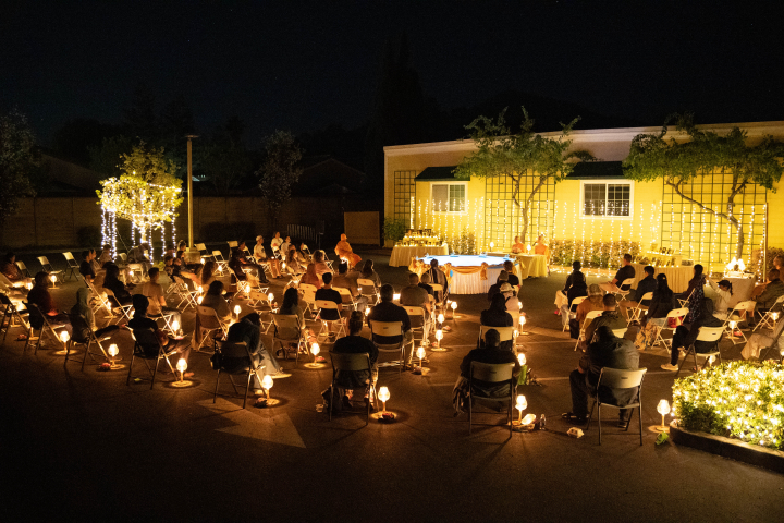 วัดพระธรรมกายซิลิคอลวัลเลย์ จัดกิจกรรม candlelight meditation and vigil