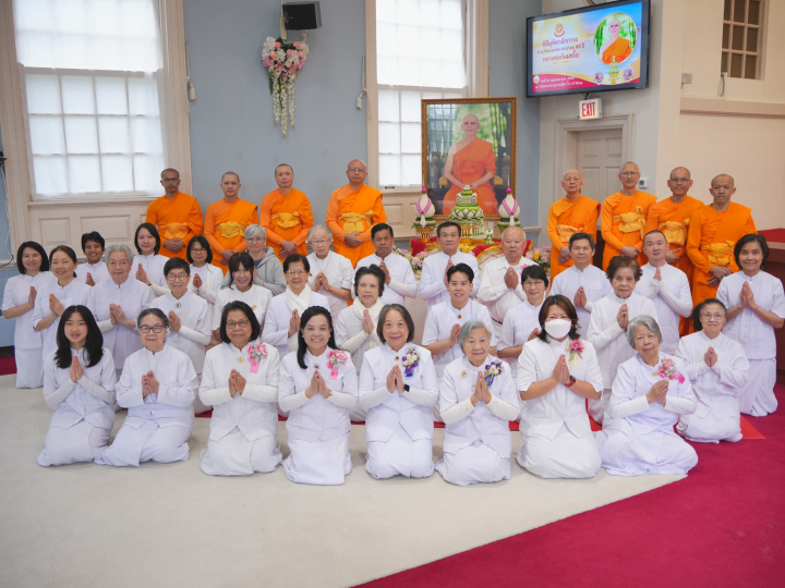 วัดพระธรรมกายชิคาโก จัดพิธีมุทิตาอายุวัฒนมงคล 82 ปี หลวงพ่อธัมมชโย