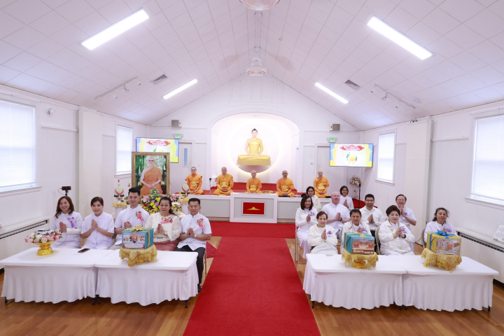 วัดพระธรรมกายบอสตัน จัดพิธีมุทิตาอายุวัฒนมงคล 82 ปี หลวงพ่อธัมมชโย