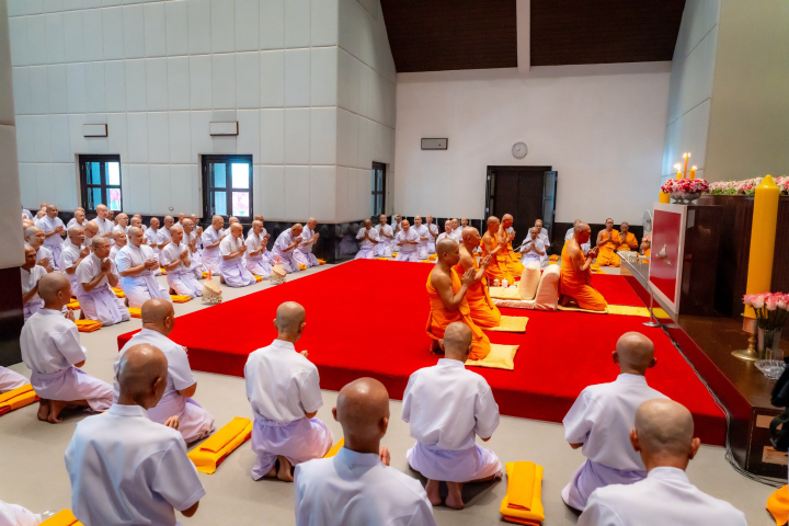 พิธีบรรพชาโครงการอุปสมบทหมู่ระดับอุดมศึกษา รุ่นที่ 53