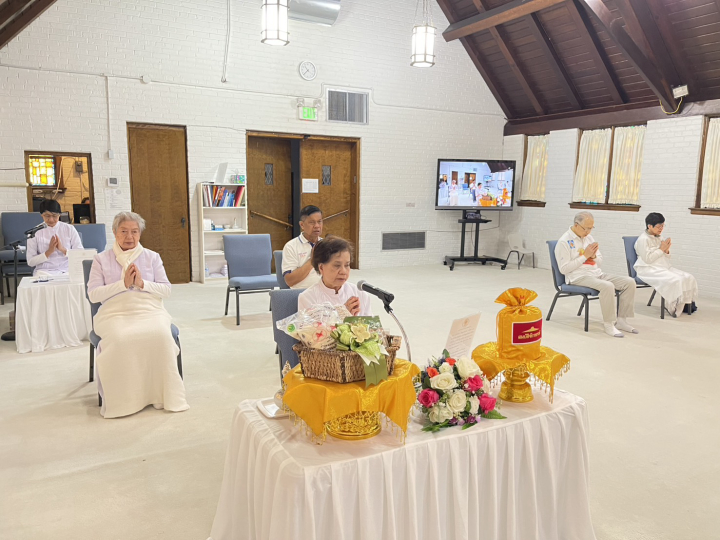 วัดพระธรรมกายชิคาโก จัดงานบุญวันเสาร์ และพิธีถวายกองบุญข้าวสาร