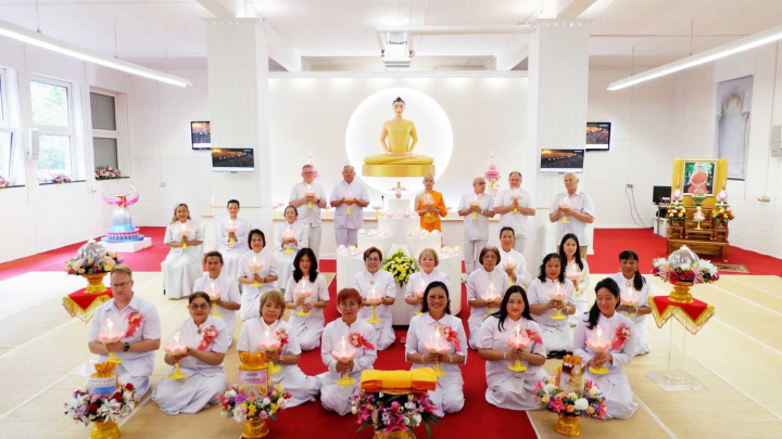 วัดพุทธนอร์ดไรน์-เวสท์ฟาเรน จัดงานบุญวันวิสาขบูชา