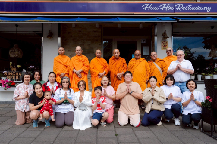 ที่ปรึกษาเจ้าคณะภาค 1 เยี่ยมให้กำลังใจพระธรรมทูตวัดพระธรรมกายนอร์ธสวีเดน