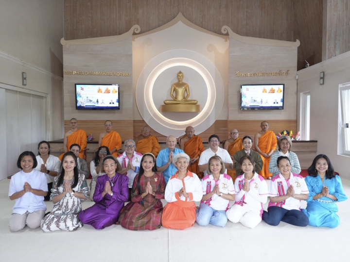 ที่ปรึกษาเจ้าคณะภาค 1 เยี่ยมให้กำลังใจพระธรรมทูตวัดพระธรรมกายนอร์เวย์ 