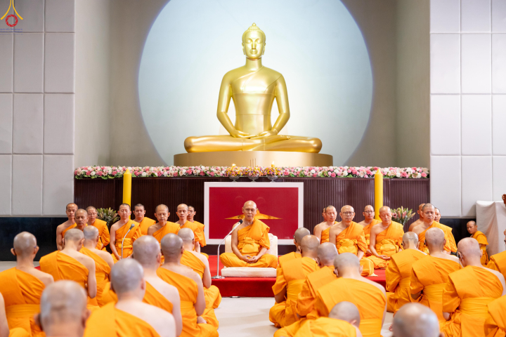 Wat Phra Dhammakaya organizes an ordination ceremony for 29 foreign ordinands from 4 countries