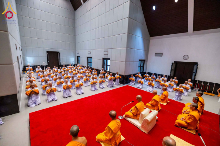 พิธีบรรพชารุ่นเข้าพรรษา โครงการบวชพระนานาชาติ AEC และ WAB รุ่นที่ 10
