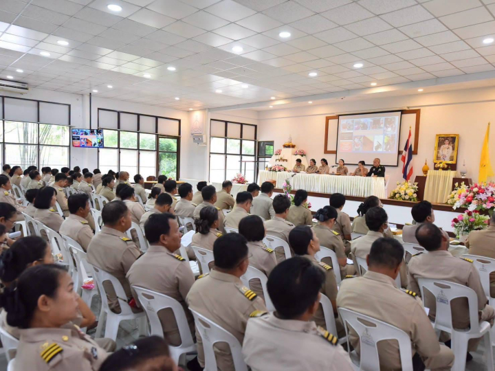 นายอำเภอคลองหลวง เป็นประธานการประชุมกำนัน ผู้ใหญ่บ้าน ประจำเดือนสิงหาคม