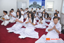 พิธีอุทิศส่วนกุศลแก่บุพการีและสวดพระอภิธรรม วัดพระธรรมกายฟลอริดา