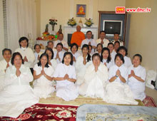 วัดพระธรรมกายจอร์เจียร์จัดปฏิบัติธรรมบ้านกัลยาณมิตร