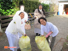 วัดพระธรรมกายแฟรงก์เฟิร์ต ได้จัดพิธีปฏิบัติธรรมบูชาข้าวพระ