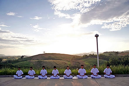 โครงการอบรมสมาธิแก้ว เดือน กันยายน 2553