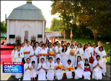 วัดพระธรรมกายแฟรงก์เฟิร์ต ร่วมงานบวชพระรุ่นแรกในยุโรป