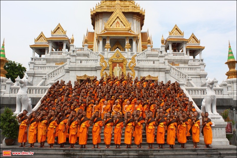 The Photo Collection of the Dhammachai Dhutanga on April 5th, 2012 (Episode II)