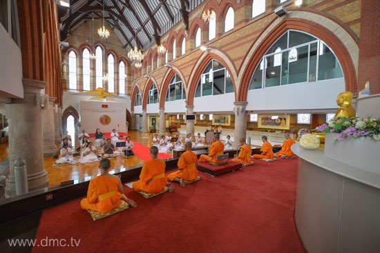 พิธีลาสิกขาพระธรรมทายาทนานาชาติ ยุโรป รุ่นที่ 6