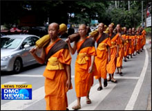 พระธรรมทายาท จังหวัดเชียงใหม่ เดินธุดงค์พัฒนาวัดร้าง