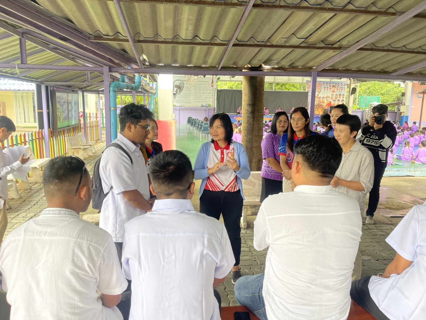 อบต.คลองสาม ต้อนรับคณะศึกษาดูงานจากเทศบาลเมือง Khaniyabas Rural