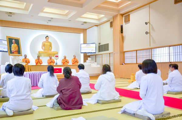 วัดพระธรรมกายคานากว่า จัดพิธีมุทิตาสักการะหลวงพ่อทัตตชีโว