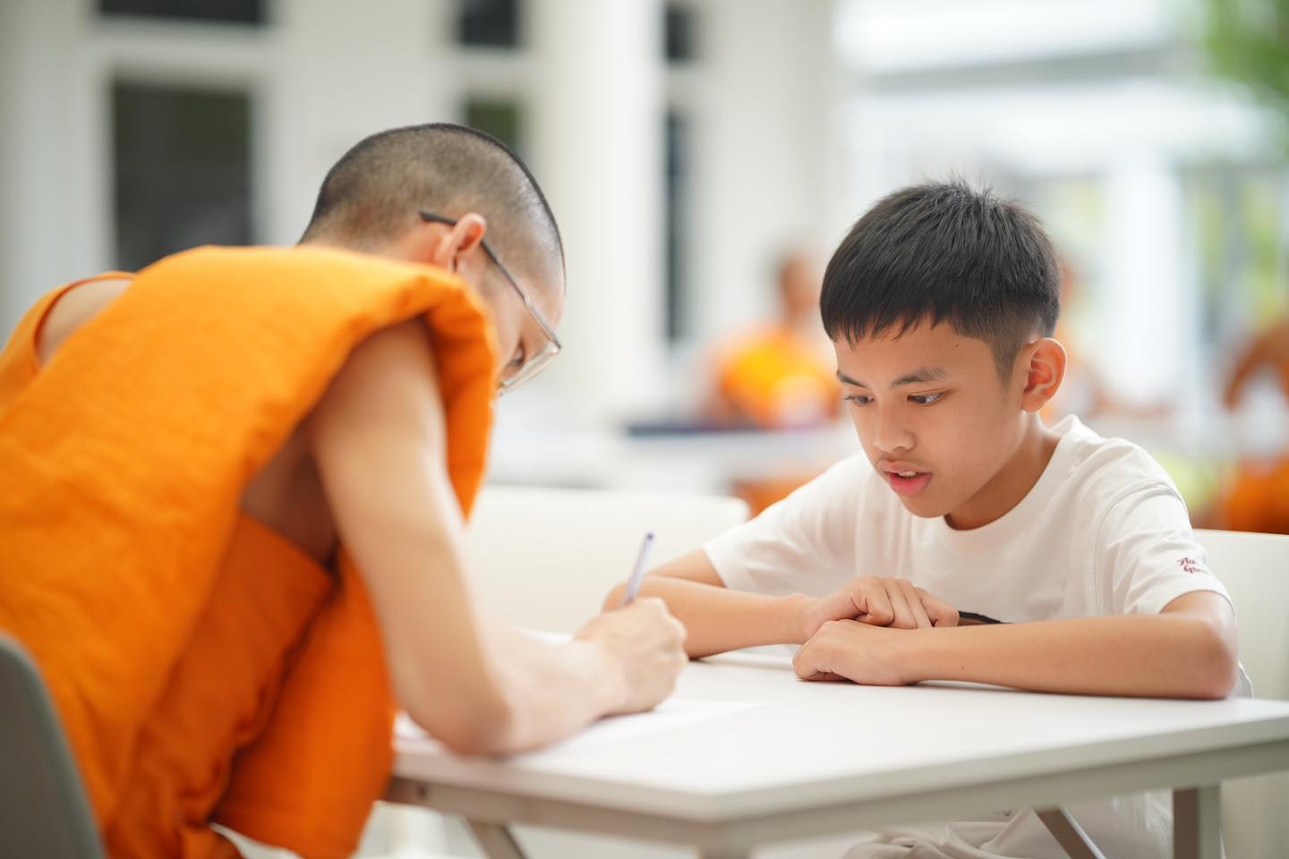 บรรยากาศสมัครและสัมภาษณ์โครงการหน่อแก้วเปรียญธรรมรุ่นที่ 12