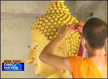 พระธรรมทายาทภาคฤดูร้อน จ.กาญจนบุรี ร่วมพัฒนาวัด